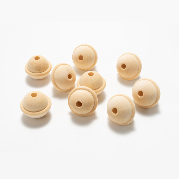 Wholesale 10PCS 30MM Planetary Wood Beads
